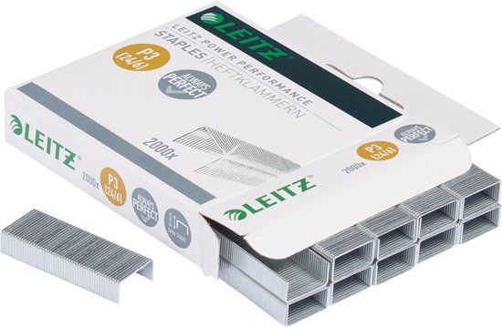 Leitz nietjes 24 6 power prestaties P3 zilver - 2000 stuks