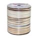 C.E. Pattberg RAFFIA veelkleurig bruin-wit-crème lint, 50 meter cadeaulint