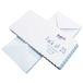 Craft UK 387 076 1076 7 x 7 inch geschulpte kaart en envelop verpakking van 25 - Wit