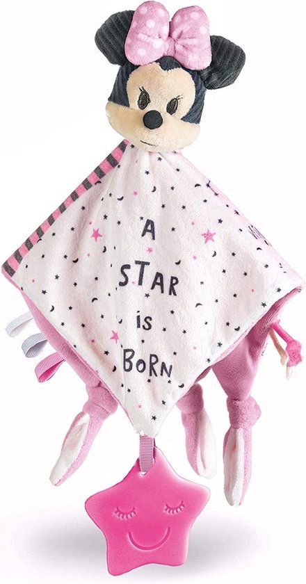 Clementoni Knuffeldoekje Minnie Mouse - Pluche - Multicolor - 26 cm