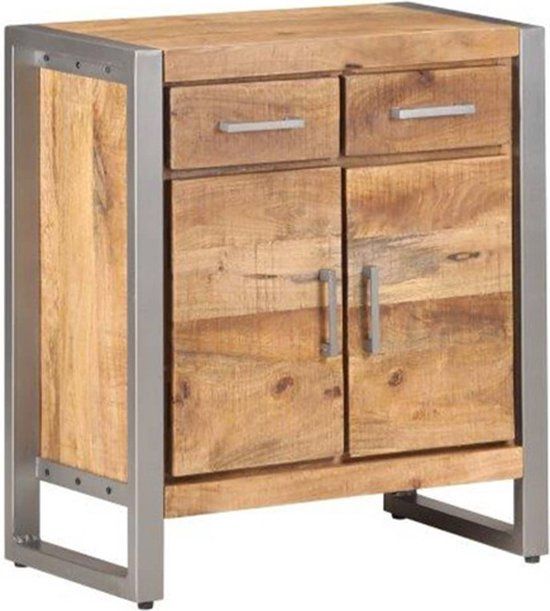 vidaXL Dressoir 60x35x72 cm ruw mangohout