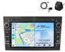 Awesafe Opel Autoradio voor Opel Astra H, Corsa C/D, Vectra C, Zafira met GPS, navigatie, 2+64GB opslag, Carplay, Android, microfoon, achteruitrijcamera, WIFI en DAB+