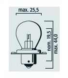 SPO moto scooter ampoule à incandescence blanche 12v 15w p26s s3 flosser pour cyclomoteur mbk 51v 1978 à 2002 neuf