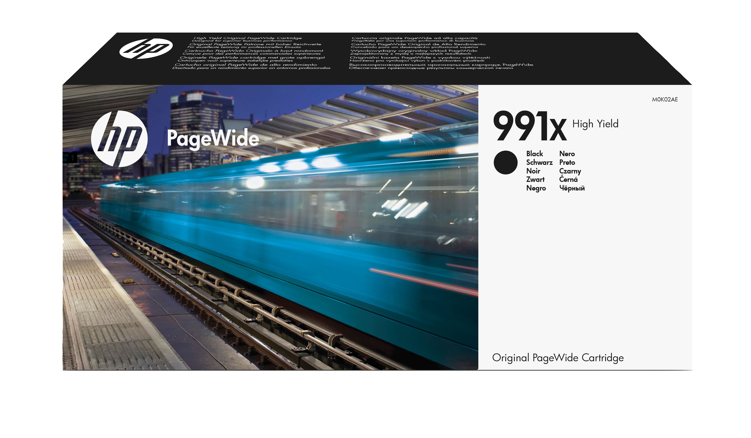 HP 991X Black High-Capacity PageWide Ink Cartridge - M0K02AE
