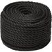Corde de travail noire 14 mm 100 m polypropylène