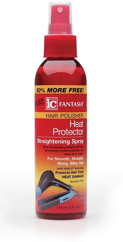 Fantasia IC Hair Polisher Heat Protector Straightening Spray 177 ml