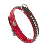 Ferplast Hondenhalsband Lux L 22 Cm B 12 Mm Zwart/rood