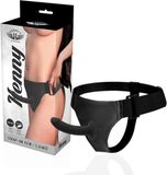 HARNESS ATTRACTION Harness Attraction + Kenny Black Dildo 15 X 3.2cm