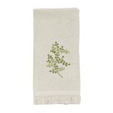 Avanti Linens Greenwood vingertop handdoek, ivoor, 18" x 11"