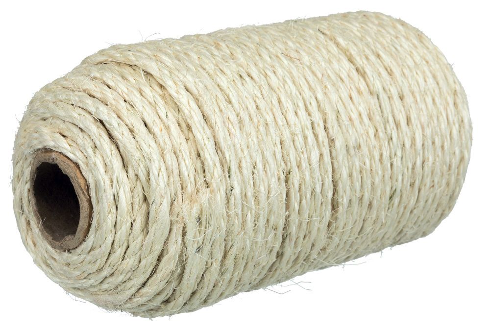 TRIXIE 44086 Sisal touw voor krabpalen - 50 m - wit