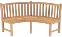 LES Ronde bank teak 200x53x92cm