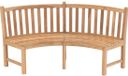 LES Ronde bank teak 200x53x92cm