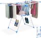 Merkloos Relaxdays wasrek inklapbaar - 99x155x61cm - 4 houders voor schoenen - staand