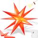 KESSER® LED Kerst Ster 3D, Rood, 35 cm