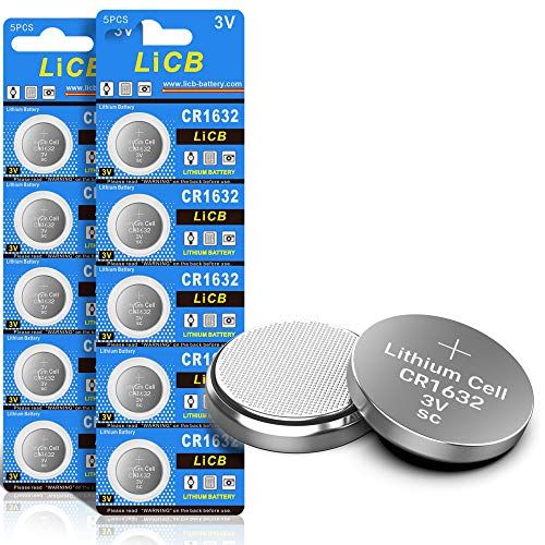 LiCB CR1632 3V lithium knoopcellen CR 1632 batterijen (10 stuks)