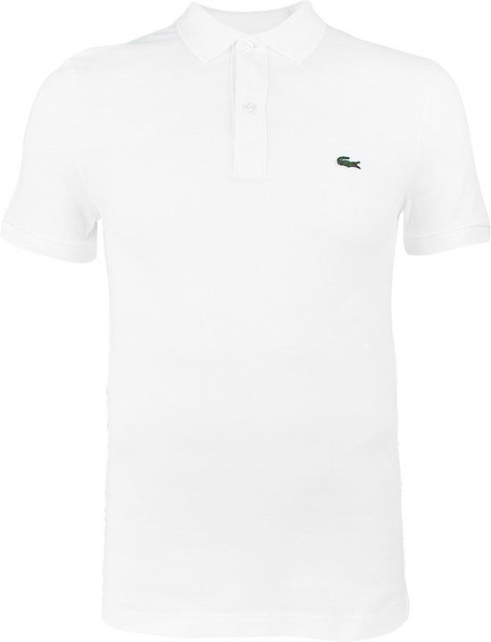 Lacoste polo shirt wit - 6XL - Mannen - Katoen - Slim Fit - Grote maten