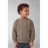 NAME IT MINI sweater met print - bruin
