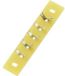 TRU COMPONENTS Soldeerlijst Enkele rij Totaal aantal polen 5 Epoxide (l x b x h) 45 x 9 x 1.5 mm 1 stuk(s)