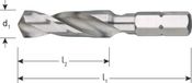 Rotec HSS-G Boor-bit C6,3 9,5 mm