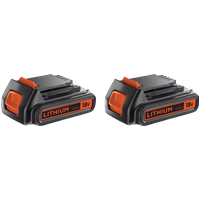 BLACK+DECKER 18V 2,0 Ah Accu 2-pack