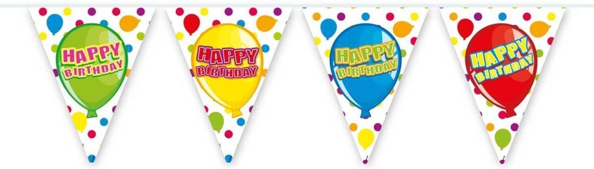 Happy Birthday Feest Slinger - 6 meter