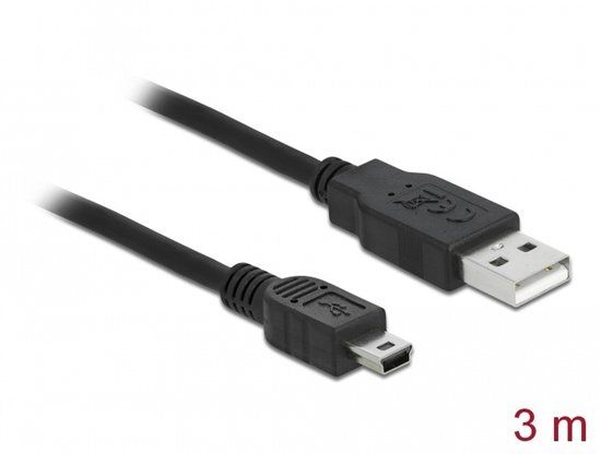 Delock - Kabel USB 2.0-A Stecker - mini B 5-Pin Stecker 3 m