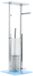 NUXIO Toiletpapierhouder met toiletborstel en telefoonplanchet HYLLA - 65 cm - Zilver