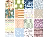 Dailylike Set met 36 verschillende motieven, Vol. 3 my Buddy 44 x 30 cm, 16 modellen, 2 vellen per model en 44 x 60 cm, 4 vellen
