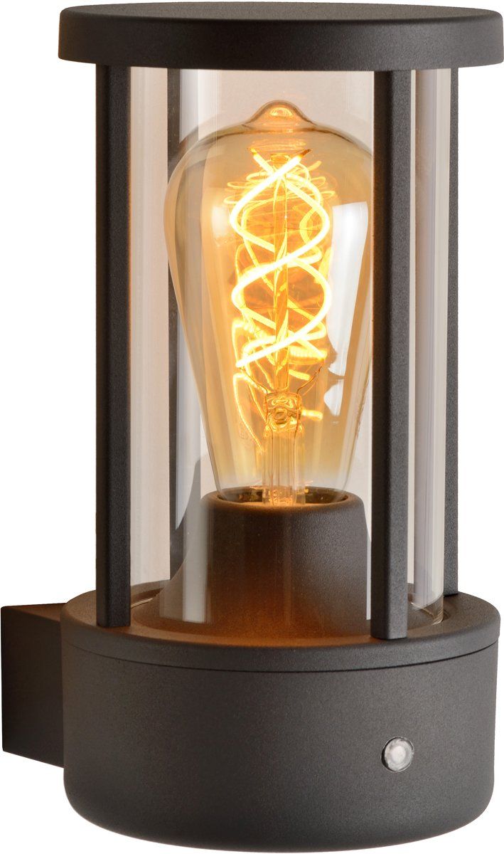 Lucide LORI - Wandlamp Buiten - IP44 - Zwart - 5411212144300