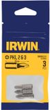 Irwin Schroefbit Phillips 25 mm PH1/PH2/PH3 3 stuks