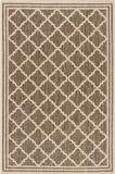 Safavieh Vloerkleed Kelly in- & outdoor Beige Vierkant Stof 91x152 cm
