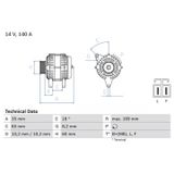 Bosch Alternateur 0 986 084 150