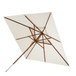 Fritz Hansen Messina Parasol 270 x 270 cm. Blanc cassé