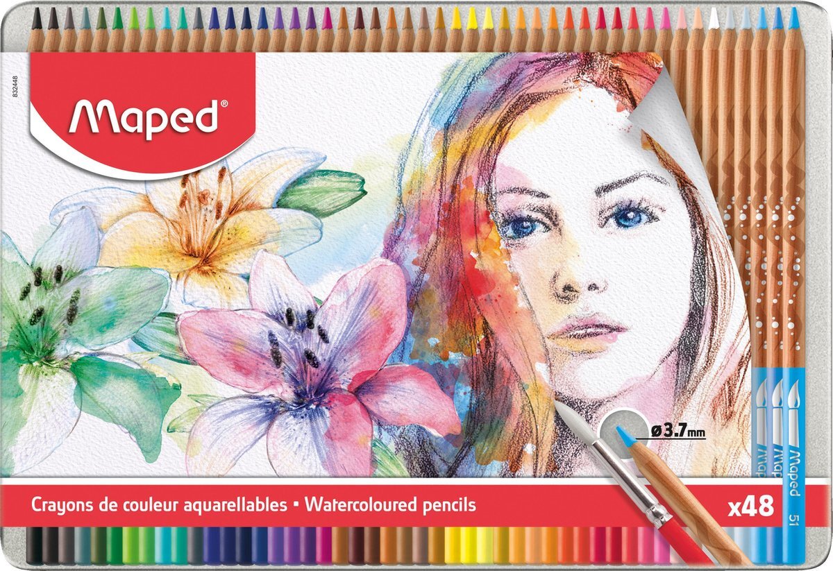 Maped Color'Peps Maped kleurpotloden Artist - aquarel - bliketui x48