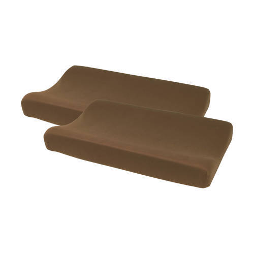 Meyco Meyco aankleedkussenhoes - set van 2 Basic jersey chocolate