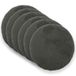 vidaXL Housse de coussin 6 pcs HEERLEN Gris foncé Ø 40 cm Bouclé