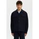 Overshirt met Linnen Donkerblauw