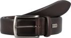 LLOYD Leren Riem Belt W100 Dark Brown Bruine