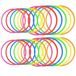 Omgoods - Set de 24 anneaux de lancer en plastique pour jeux