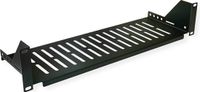 Value 19" Legplank, 485 x 150mm, 2HE, max. 15 kg, zwart