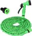 RealG RC-K-1438 Tuyau d'arrosage avec pistolet d'arrosage, flexible, 2,5–7,5 m, vert