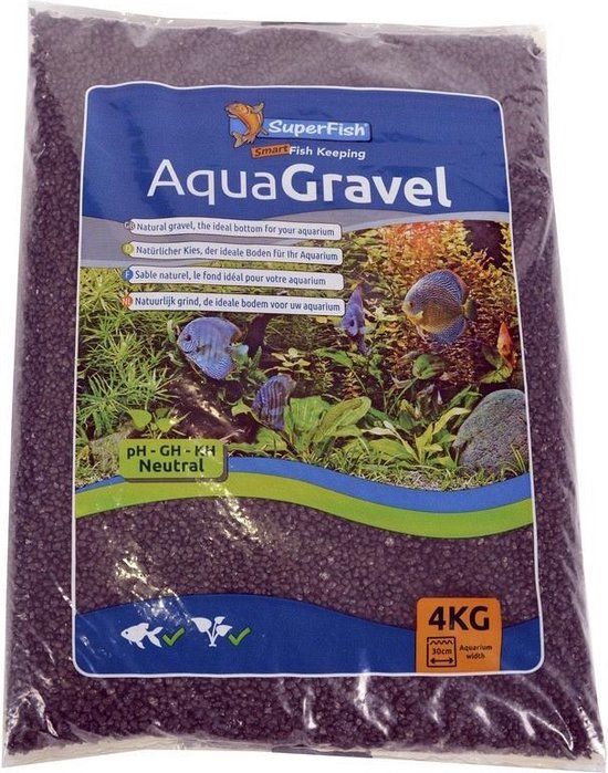 SuperFish Aqua Grind Kristal Zwart 1-2mm 4kg