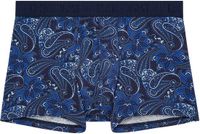HOM Boxershorts 'Bohemian' marineprint effen katoen/modaal/spandex XXL