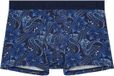 HOM Boxershorts 'Bohemian' marineprint effen katoen/modaal/spandex XXL