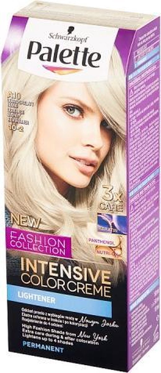 Schwarzkopf Professional PALETTE_Intensive Color Creme Hair Colorant farba do w³osów w kremie A10 Ultra Ash Blond