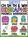 CH SH TH and WH Digraphs Phonics Workbook for First Grade