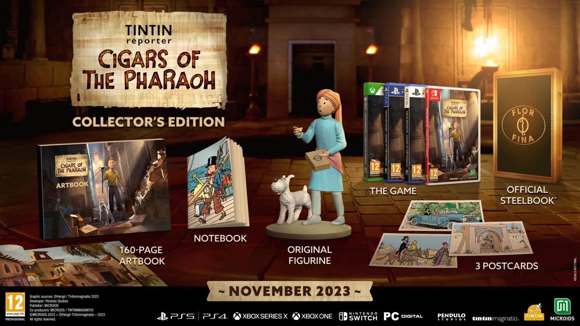 Mindscape kuifje reporter: de sigaren van de farao collector's edition PlayStation 4