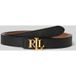 Lauren Ralph Lauren Ceinture marron / or / noir