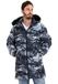CIPO & BAXX Manteau d'hiver gris / noir / blanc