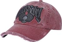 Rock Rebel by EMP Rode honkbalpet met gebruikte look - Unisex - Standard